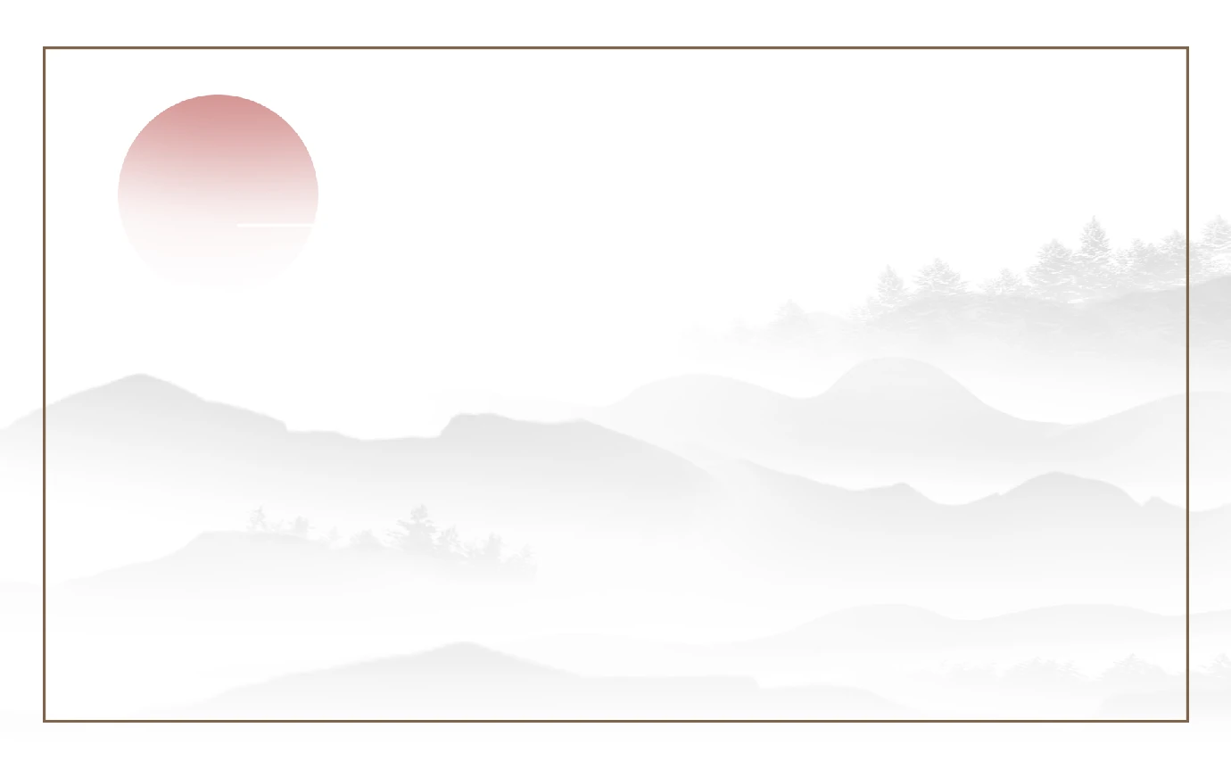 中国风24节气二十四节气节日海报山水风景背景插画PSD设计素材【001】